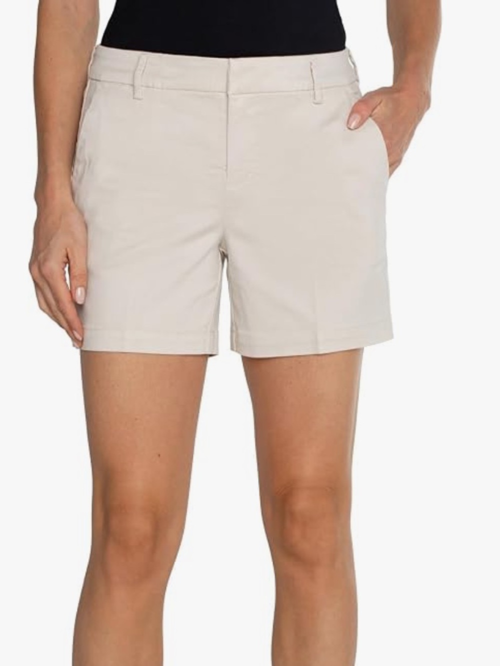 Liverpool Women's Kelsey Shorts - Cream